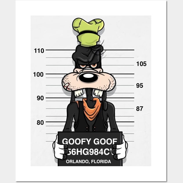 Goofy Goof orlando, florida Wall Art by gundalaheros